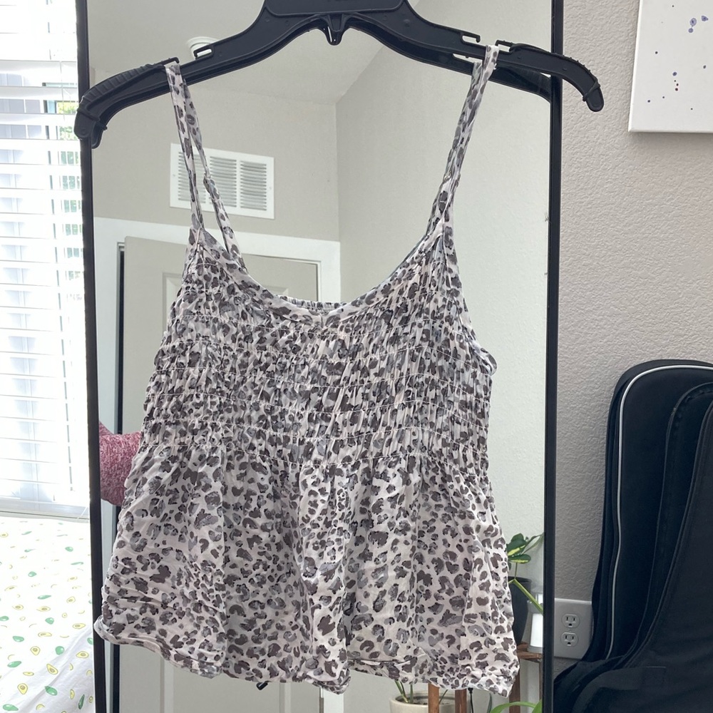 Cheetah tank top
